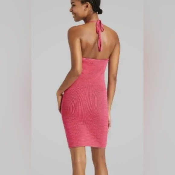 Wild Fable Red Halter Sweater Dress - Picture 2 of 8